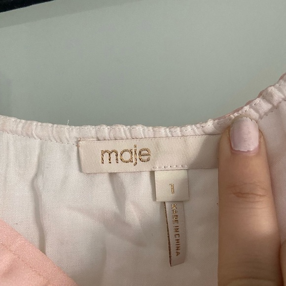 Maje Runina Ombré Pleated Maxi Dress - Picture 3 of 6